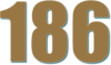 186 — изображение числа сто восемьдесят шесть (картинка 3)