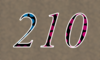 210 — изображение числа двести десять (картинка 4)