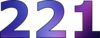 221 — изображение числа двести двадцать один (картинка 2)