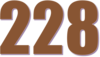 228 — изображение числа двести двадцать восемь (картинка 3)