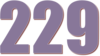 229 — изображение числа двести двадцать девять (картинка 3)