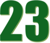 23 — изображение числа двадцать три (картинка 3)