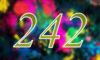 242 — изображение числа двести сорок два (картинка 4)