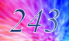 243 — изображение числа двести сорок три (картинка 4)