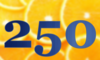 250 — изображение числа двести пятьдесят (картинка 5)