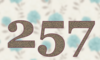257 — изображение числа двести пятьдесят семь (картинка 5)