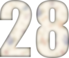 28 — изображение числа двадцать восемь (картинка 6)