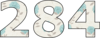 284 — изображение числа двести восемьдесят четыре (картинка 2)