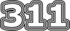 311 — изображение числа триста одиннадцать (картинка 7)