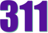 311 — изображение числа триста одиннадцать (картинка 3)