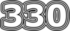 330 — изображение числа триста тридцать (картинка 7)