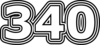 340 — изображение числа триста сорок (картинка 7)