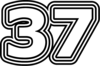 37 — изображение числа тридцать семь (картинка 7)