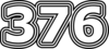 376 — изображение числа триста семьдесят шесть (картинка 7)