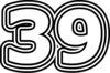 39 — изображение числа тридцать девять (картинка 7)