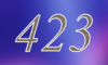 423 — изображение числа четыреста двадцать три (картинка 4)