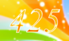 425 — изображение числа четыреста двадцать пять (картинка 4)