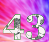 43 — изображение числа сорок три (картинка 5)