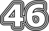 46 — изображение числа сорок шесть (картинка 7)