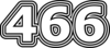 466 — изображение числа четыреста шестьдесят шесть (картинка 7)