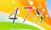 478 — изображение числа четыреста семьдесят восемь (картинка 4)