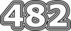 482 — изображение числа четыреста восемьдесят два (картинка 7)