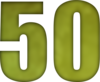 50 — изображение числа пятьдесят (картинка 6)