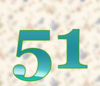 51 — изображение числа пятьдесят один (картинка 5)