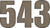 543 — изображение числа пятьсот сорок три (картинка 6)
