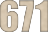 671 — изображение числа шестьсот семьдесят один (картинка 6)