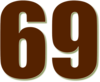 69 — изображение числа шестьдесят девять (картинка 3)