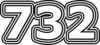 732 — изображение числа семьсот тридцать два (картинка 7)