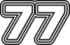 77 — изображение числа семьдесят семь (картинка 7)