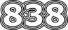 838 — изображение числа восемьсот тридцать восемь (картинка 7)