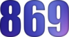 869 — изображение числа восемьсот шестьдесят девять (картинка 6)