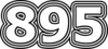 895 — изображение числа восемьсот девяносто пять (картинка 7)