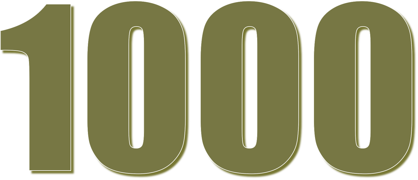 1000 — одна тысяча. натуральное четное число. регулярное число (число