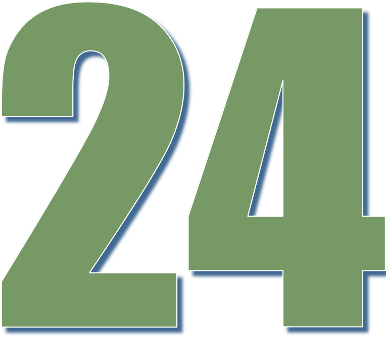 24 — двадцать четыре. натуральное четное число. факториал 4