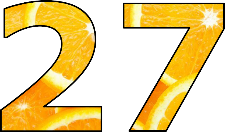 27 картинка. Цифра 27. Красивая цифра 27. Изображение числа 27. Цифра 27 на прозрачном фоне.