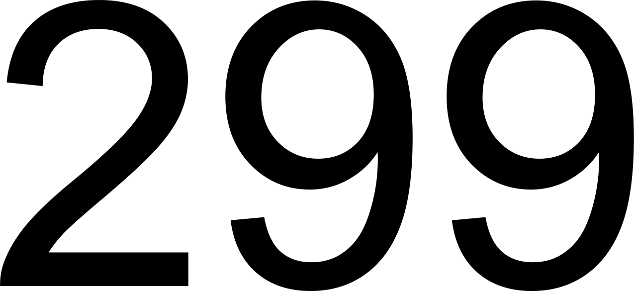 299 