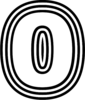 0 — изображение числа ноль (картинка 7)
