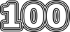 100 — изображение числа сто (картинка 7)