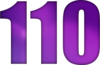 110 — изображение числа сто десять (картинка 6)