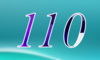 110 — изображение числа сто десять (картинка 4)