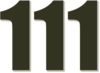 111 — изображение числа сто одиннадцать (картинка 3)