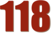 118 — изображение числа сто восемнадцать (картинка 3)