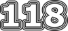 118 — изображение числа сто восемнадцать (картинка 7)