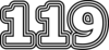 119 — изображение числа сто девятнадцать (картинка 7)