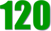 120 — изображение числа сто двадцать (картинка 3)