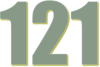 121 — изображение числа сто двадцать один (картинка 3)